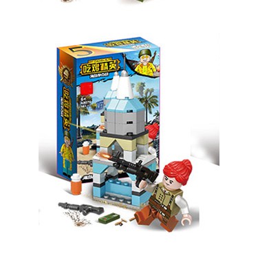 Đồ chơi lắp ráp Lego - Pubg cho bé - Eat Chicken Elite - 6 IN 1 -  Kích thích sáng tạo cho bé - Xếp hình nhân vật