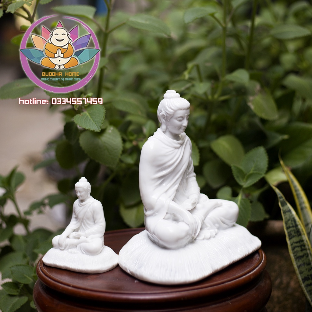 Tôn Tượng Bổn Sư 22 cm phong thủy thờ phụng, trang trí nhà cửa, bàn trà, hồ thủy sinh, tiểu cảnh, bán cạn, terrarium