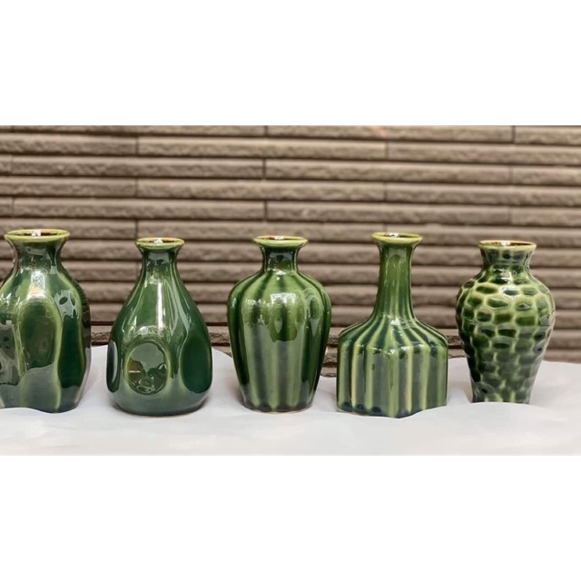 Bình gốm sứ mini - đồ gốm thủ công - lọ trang trí decor