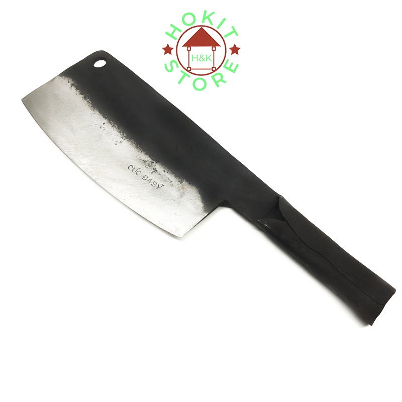 Dao thái phở Đa Sỹ Dao phở chặt cỡ nhỏ cán thép nhíp xe dài 30 cm rộng 9,5cm băm chặt thái tiện lợi Giá rẻ