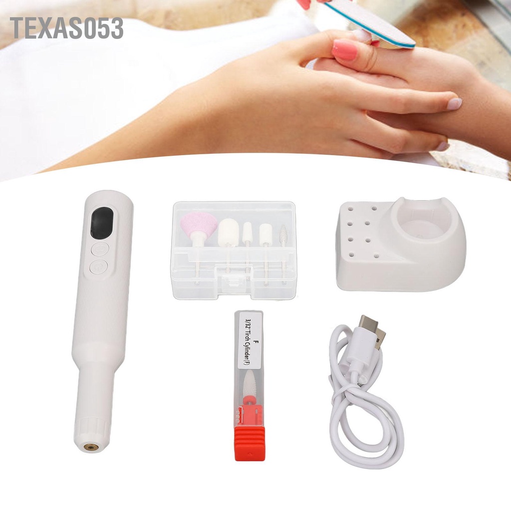 Máy Khoan Móng Tay 18000RPM Có Thể Sạc Lại Tiện Dụng