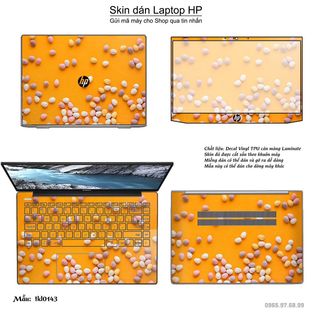 Skin dán Laptop HP in hình thiết kế nhiều mẫu 4 (inbox mã máy cho Shop)