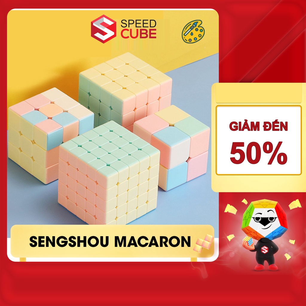 Rubik 3x3 2X2 Giá Rẻ SHENGSHO Holy Hand Legend Macaron Rubic Chính Hãng SS -  Shop Speed Cube