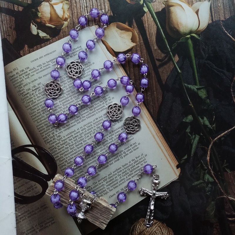 Vòng cổ Chuỗi Hạt Mặt Thánh Giá Và Thánh Giá