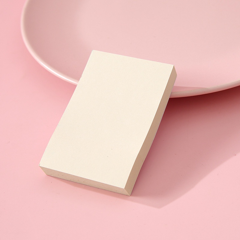 Set 100 Tờ Giấy Ghi Chú Hình Chữ Nhật Màu Sắc Trơn Sáng Tạo Dành Cho Học Sinh