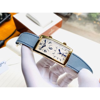 Đồng hồ nữ Tissot Heritage Champagne Dial Blue Leather Ladies Watch T56.5.623.39