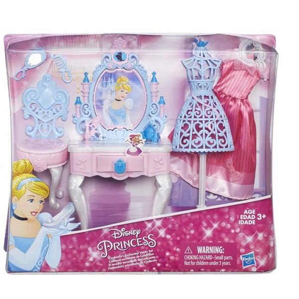 Bộ đồ chơi búp bê công chúa Rapunzel và bàn trang điểm Disney Princess