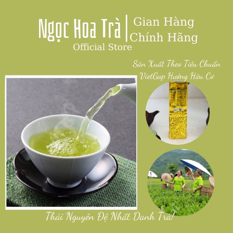 Trà Thái Nguyên 🍃CHECK QR KIỂM TRA🍃 Trà Xanh Thái Nguyên Trà Móc Câu - Chè Thái Nguyên 500g