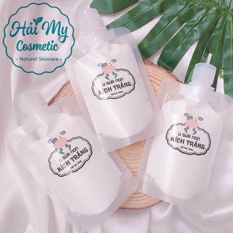 Ủ Sữa Non Dưỡng Trắng Da Độc Quyền Hải My Cosmetic - Bột thiên nhiên