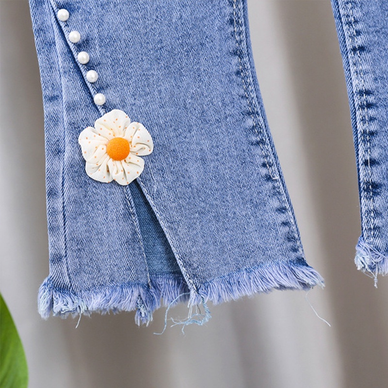 Quần Jean Rách Thời Trang Cho Bé Gái 1-6 Tuổi