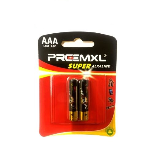 Pin AAA 1.5V Preemxl Alkaline LR03/ LR6 - Pin dùng cho remote - 2 viên/ vỉ