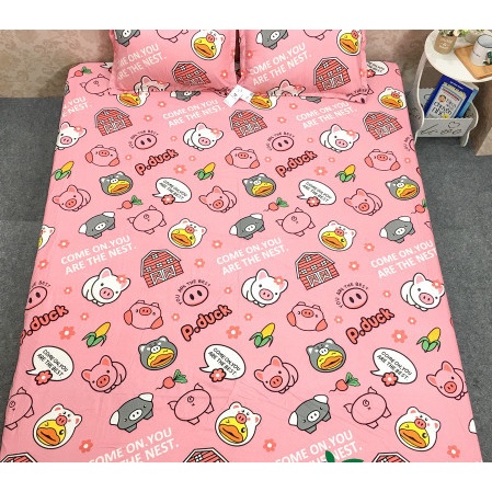 Ga trải giường Mẫu heo nhí nhố,đủ kích thước 1m,1m2,1m4,1m5,1m6,1m8 | BigBuy360 - bigbuy360.vn