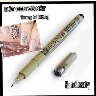 Bút Đen Vẽ Nét ( Trang trí Móng)