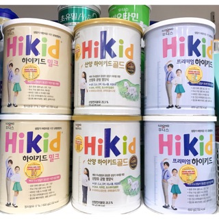 Sữa ildong hikid dê 700g/ vị vani 600g / premium tách béo 600g