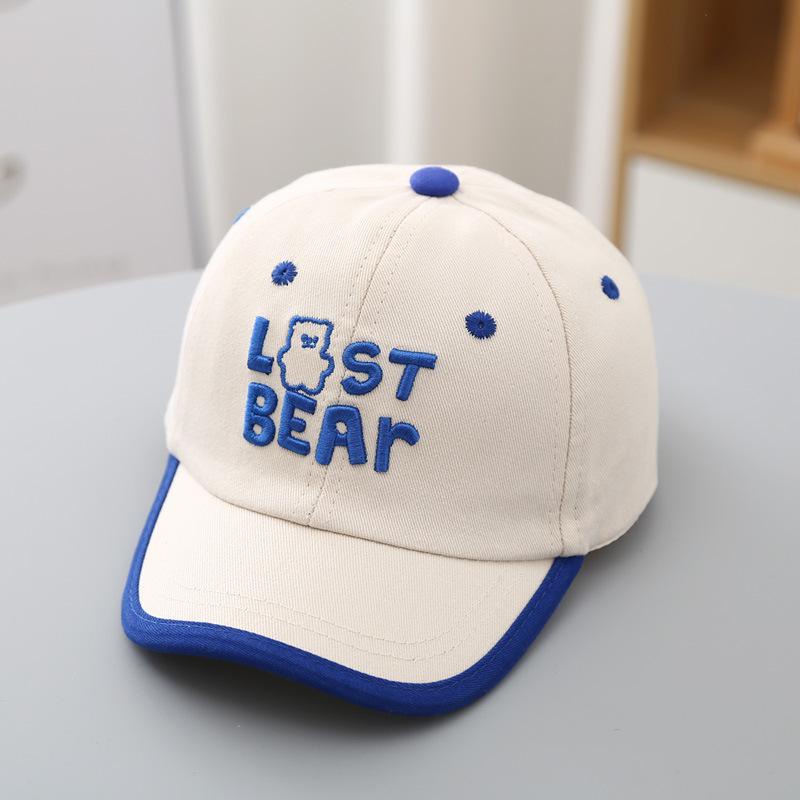 Mũ Lưỡi Trai  BÉ 1-4 TUỔI Thêu Chữ GOODLUCK và LAST BEAR Dành Cho Bé Trai Bé Gái