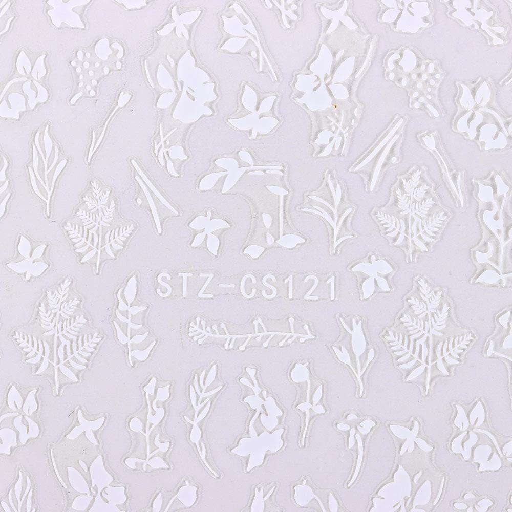 Sticker Dán Móng Tay DIY Hình Hoa Lá Mùa Hè