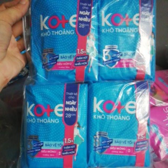 [Mẫu Mới] Băng vệ Sinh Siêu Mỏng Cánh Kotex