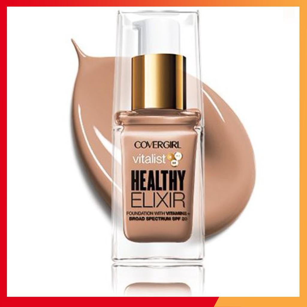Kem Nền Dưỡng Ẩm CoverGirl Vitalist Healthy Elixir Foundation Hàng Mỹ Mỹ phẩm xách tay
