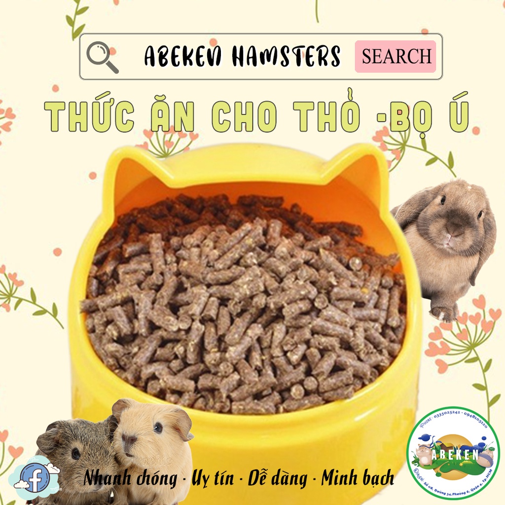 Thức ăn cho bọ ú - thỏ 500g (Cám thỏ)