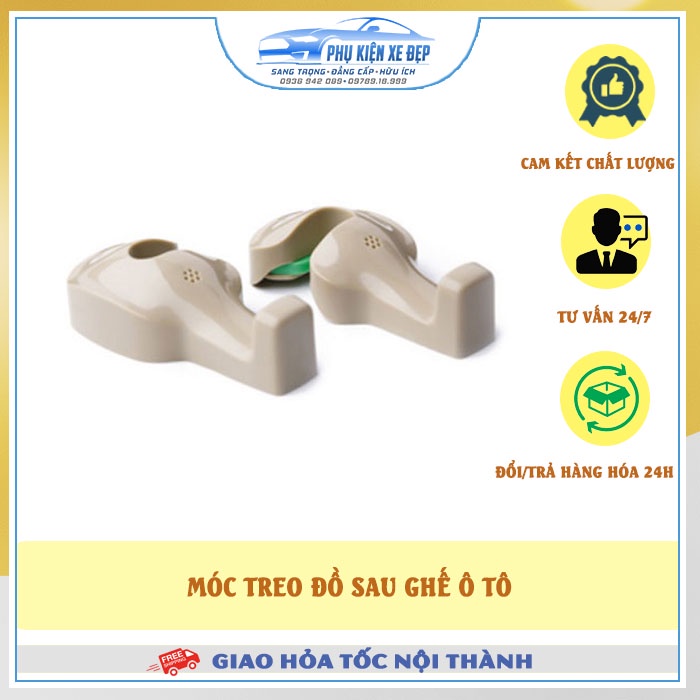 Móc treo đồ trên ô tô ⚡GIÁ RẺ⚡ gài sau ghế | Tiện lợi Nhỏ Gọn Giá Rẻ