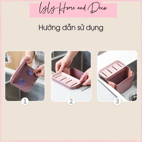 Khay lọc rác bồn rửa bát, rửa chén gấp gọn, đa năng, dụng cụ lọc rác đa năng chống rắc bồn rửa bát, chén