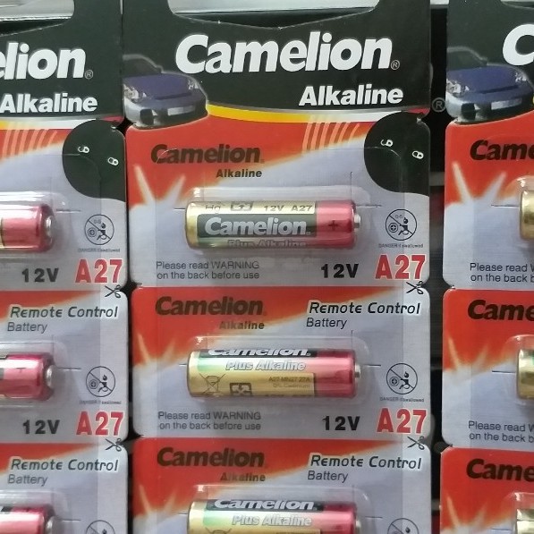 Pin A23, A27 Alkaline Camelion 12V dùng cho cửa cuốn điều khiển ( 5 viên/ vỉ).