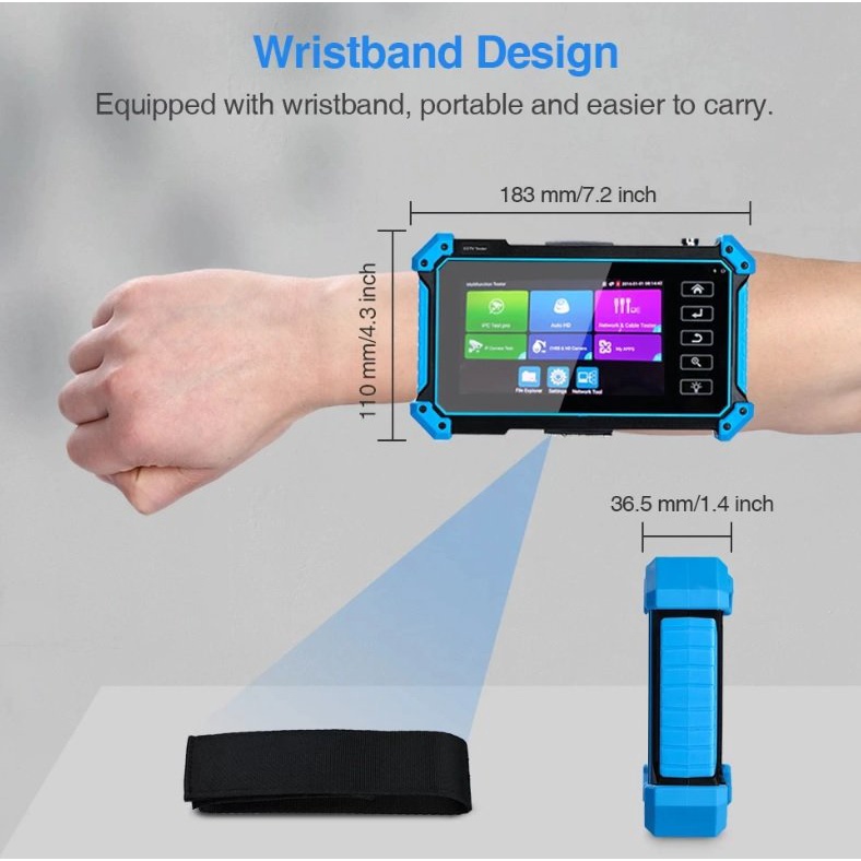 Máy test camera cảm ứng 5.5 inches IP/AHD/TVI/CVI 8.0MP FC-5100 Bảo hành 12 Tháng