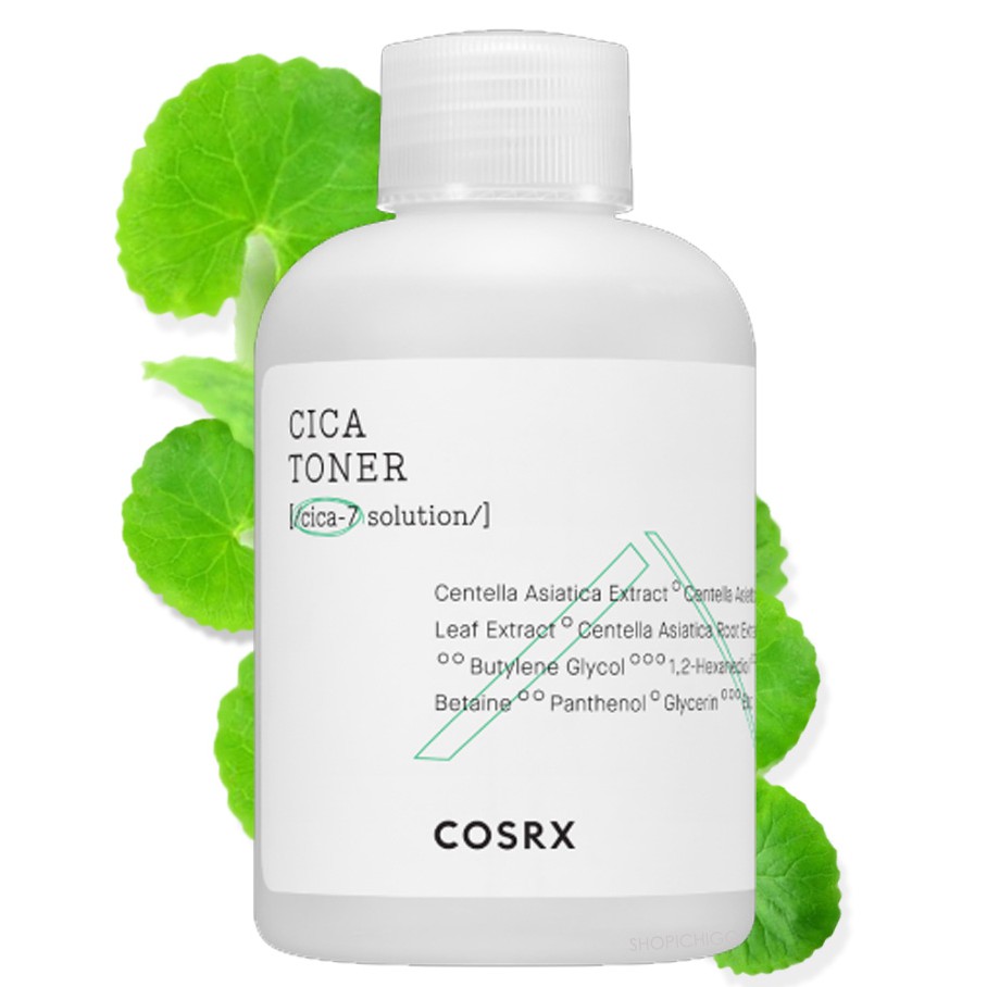 (Auth) Nước hoa hồng chiết xuất rau má làm dịu da COSRX Pure Fit CICA Toner 150ml