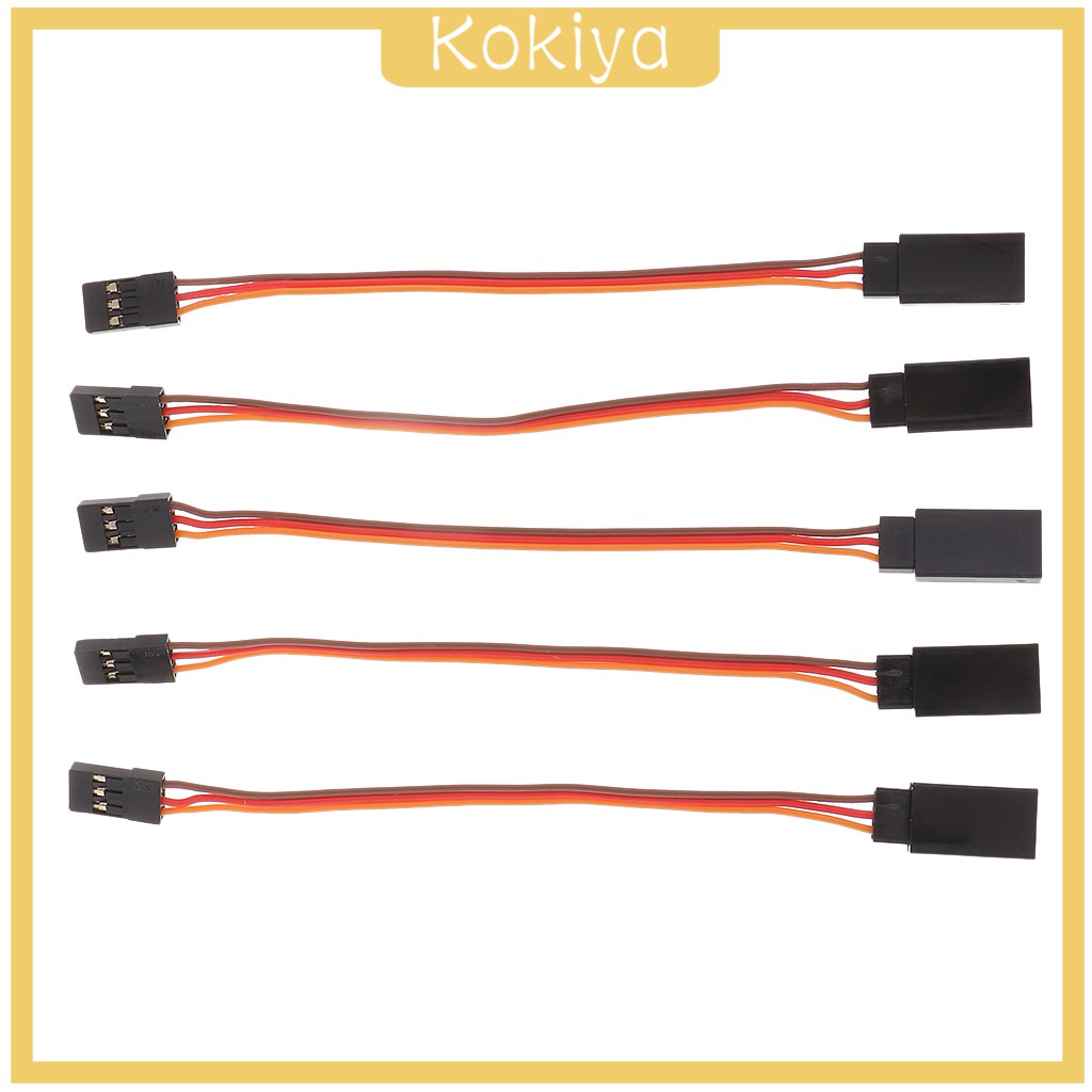 Set 5 Dây Cáp Nối Mở Rộng Servo 3 Pin Futaba Jr