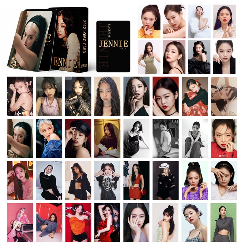 Hộp 54 Ảnh Thẻ Hình JENNIE BLACKPINK 2022