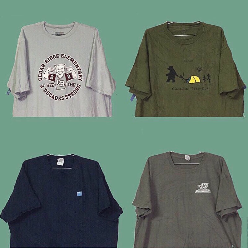 [ÁO THUN MỸ LOẠI 1] (SIZE XL) Áo tee unisex 2hand tuyển chọn (95-99%) ❤️