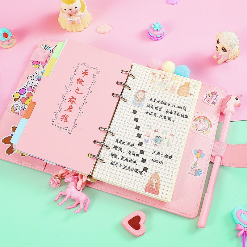 Sumikkogurashi Bộ Sổ Tay Bằng Vải Họa Tiết Thủy Thủ Mặt Trăng Lấp Lánh Phiên Bản Hàn Quốc Có Thể Tháo Rời