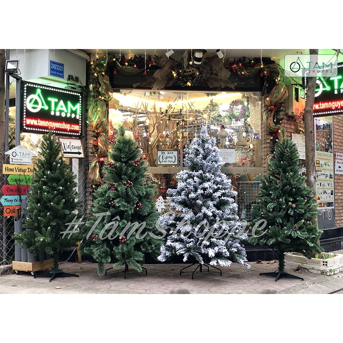 [LÁ DÀY ĐẸP - LOẠI 1] Cây thông Noel cao 180cm thông dụng nhiều kiểu X-TREE-13