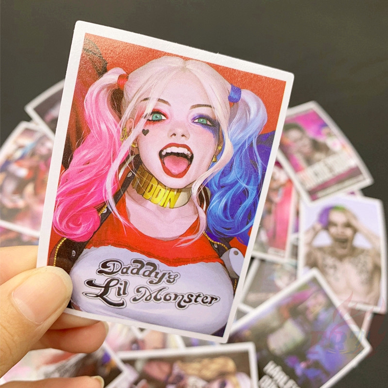 Set 25 Sticker Dán Trang Trí Hình Harley Quinn