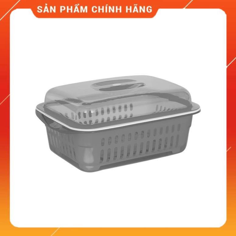 CHÍNH HÃNG -  Tủ đựng chén bát bằng nhựa có nắp đậy cao cấp,Hộp đựng bát đũa, trái cây 2278