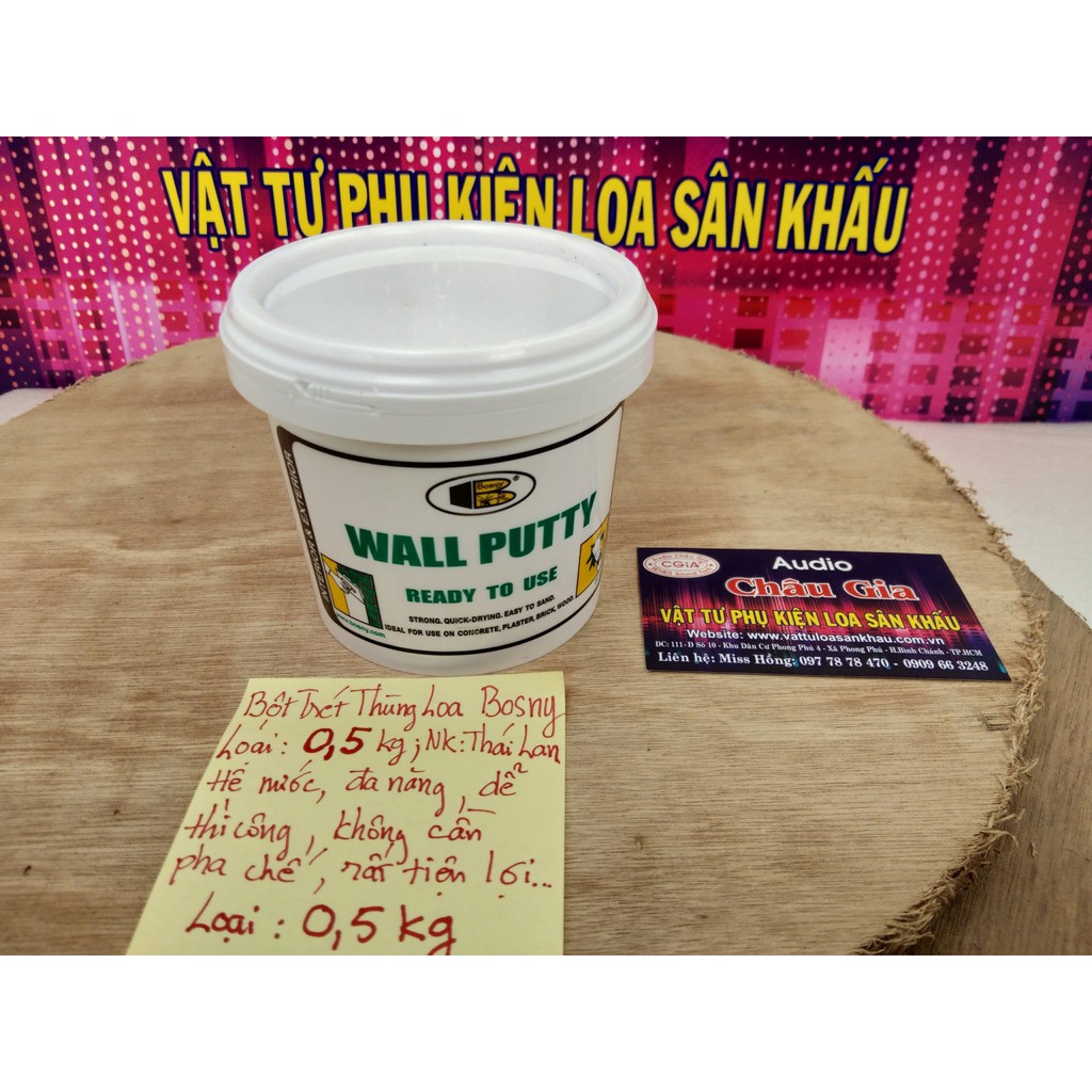 Matit trét thùng loa 0.5kg 1 lon