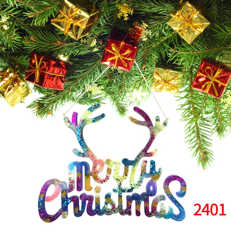 Khuôn Silicone Hình Đầu Hươu Dùng Trang Trí Giáng Sinh Diy