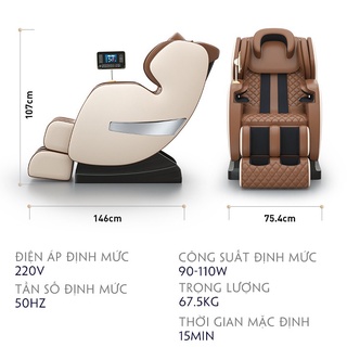 Ghế Massa Toàn Thân, Ghế Mát Xa Đa Năng Thông Minh Có Màn Hình Cảm Ứng