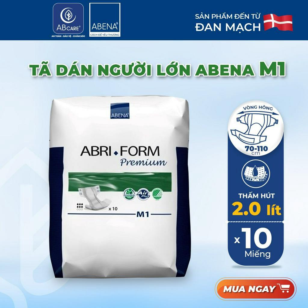 Tã dán người lớn, người già, sau sinh ABENA ABRI FORM PREMIUM nhập khẩu Đan Mạch