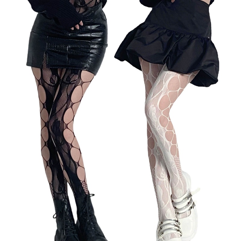 Xixi Quần Tất Lưới Họa Tiết Hoa Gợi Cảm Cho Nữ