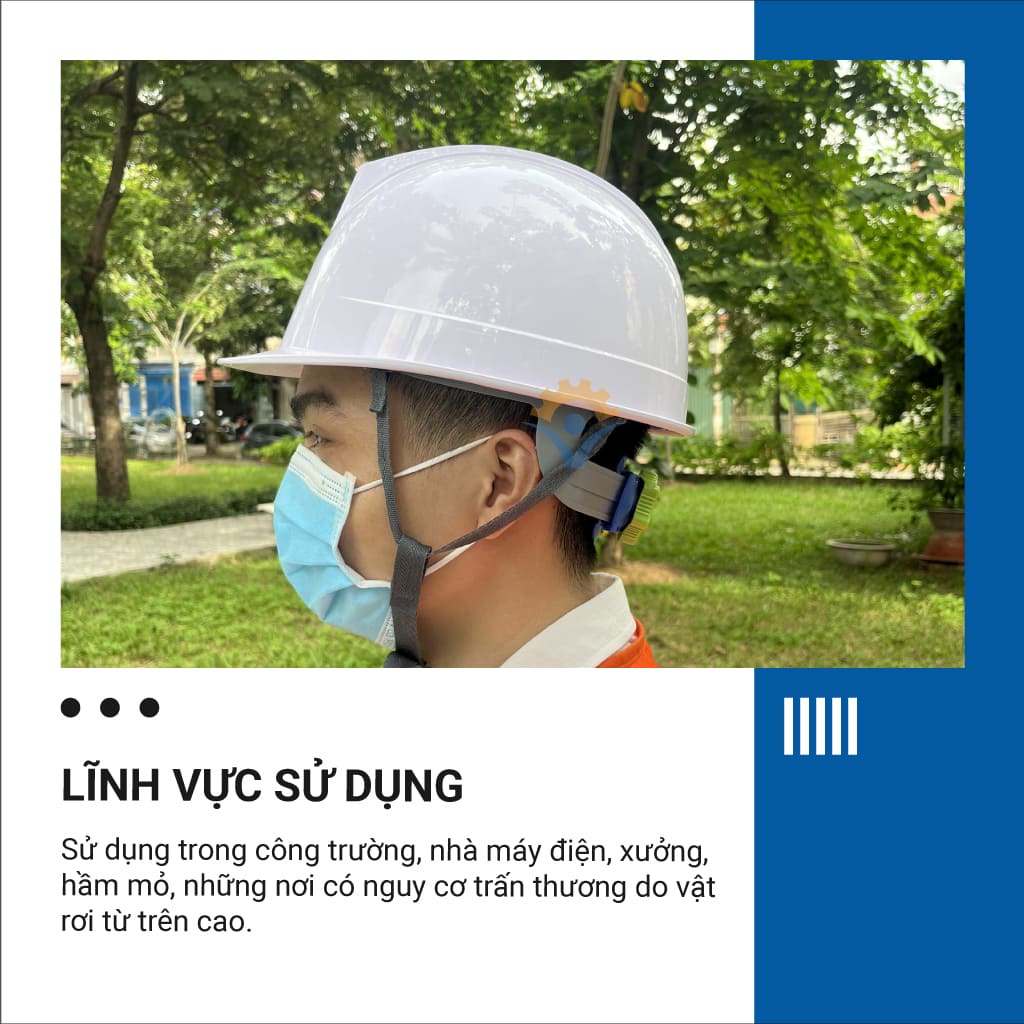 Nón bảo hộ Kukje I Hàn Quốc - Có 2 màu trắng và vàng, bảo vệ an toàn, chất lượng cao, an tâm sử dụng - THINKSAFE