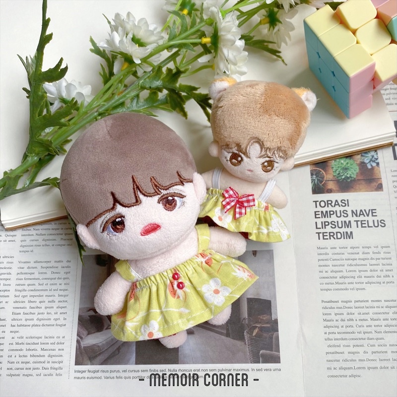 Outfit cho Doll 10cm 15cm 20cm - Berry String / tủ đồ Memoir QUẦN ÁO CHO DOLL