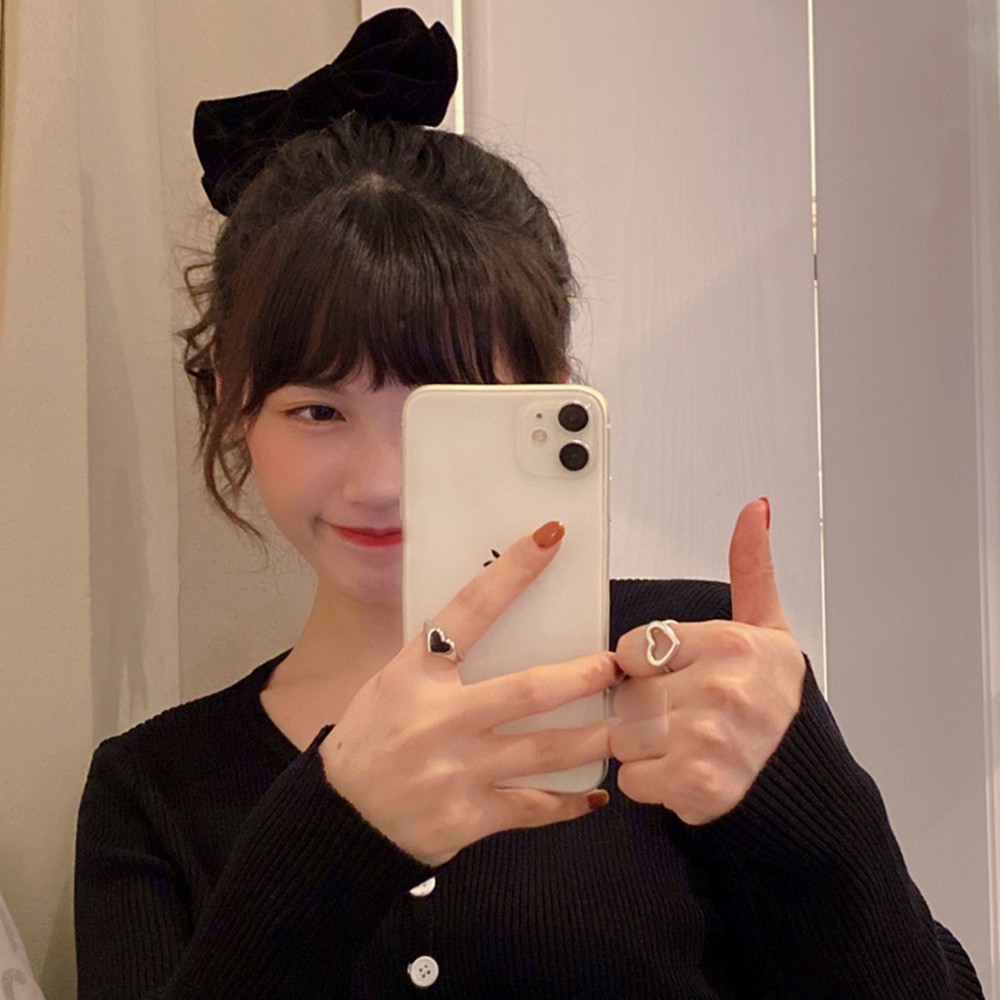 Nhẫn Đeo Tay Kim Loại Phong Cách Retro Cho Nữ