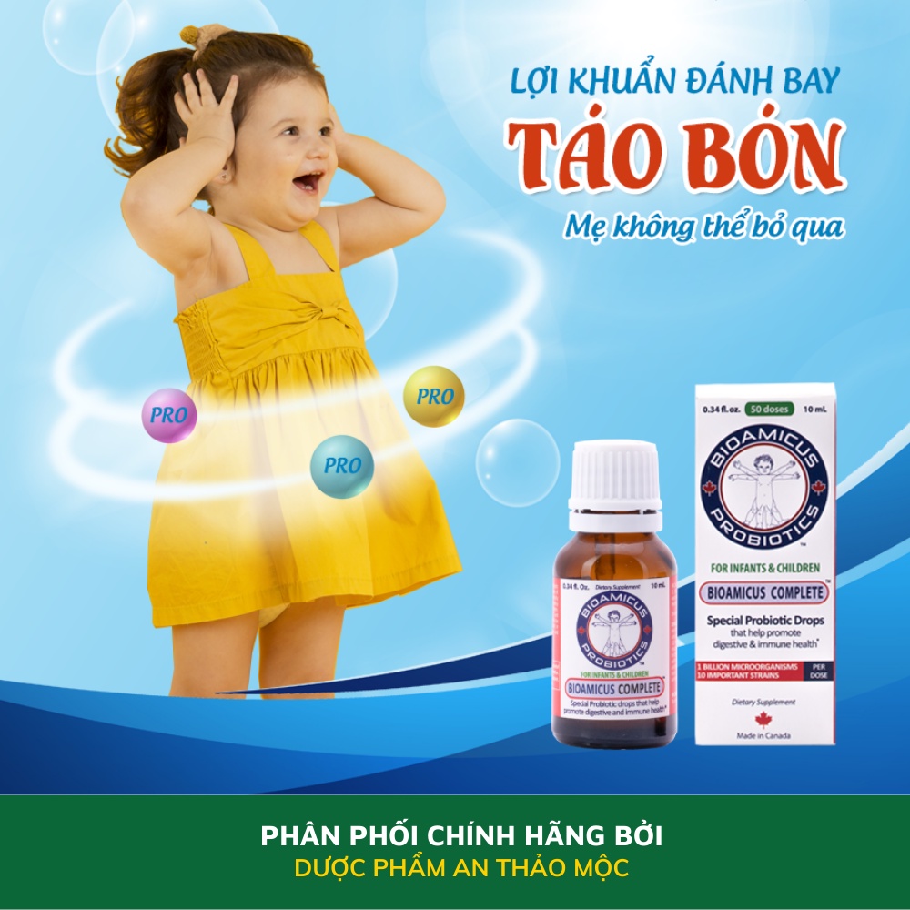 Combo 2 hộp men vi sinh 10 chủng Bioamicus Complete và 1 hộp Smartbibi Zinc cho bé ăn ngon tiêu hóa tốt tăng đề kháng
