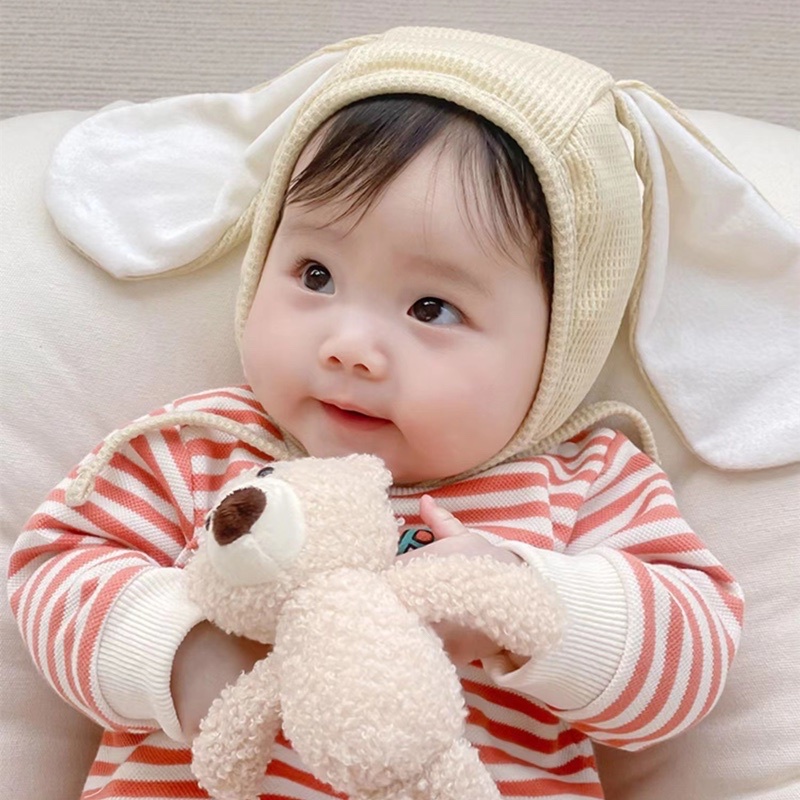 Áo Liền Quần In Hình Gấu Hoạt Hình Dễ Thương Thời Trang Xuân Thu Cho Bé Gái 0-24 Tháng Tuổi