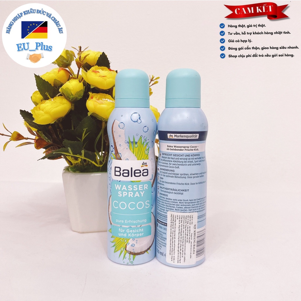 SẢN PHẨM Xịt khoáng Balea 150ml - Đức