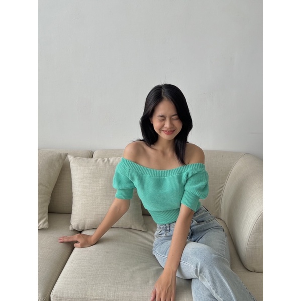 Áo trễ vai bo chun Fancy