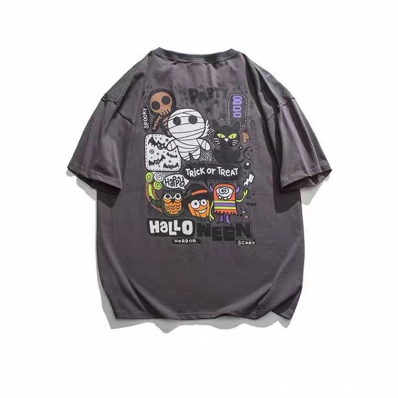 Áo thun tay lỡ nam nữ, áo phông unisex chất cotton in hình HALO