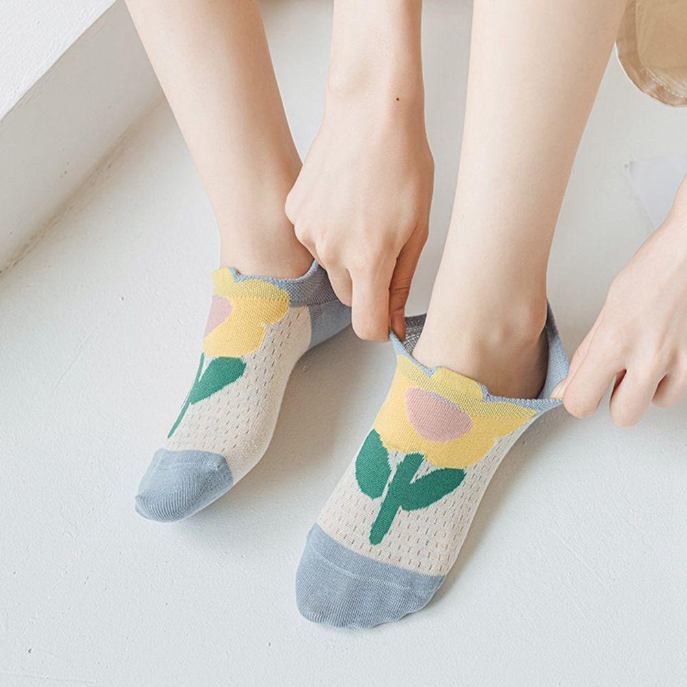 Epoch Vớ Nữ Kiểu Dáng Ngọt Ngào Đáng Yêu|Tất Lưới Họa Tiết Hoa Trái Tim