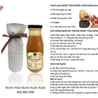 Nước thảo dược Xuân Xuân